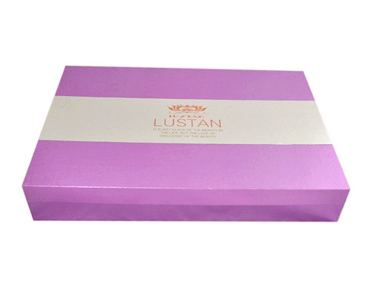 紫色化妆品包装盒