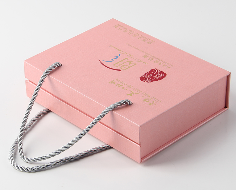 粉色保健品包装盒