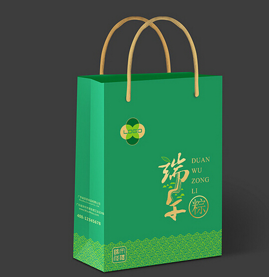 棕子手提纸袋